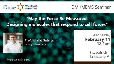 February 11 DMI Seminar - Khalid Salaita