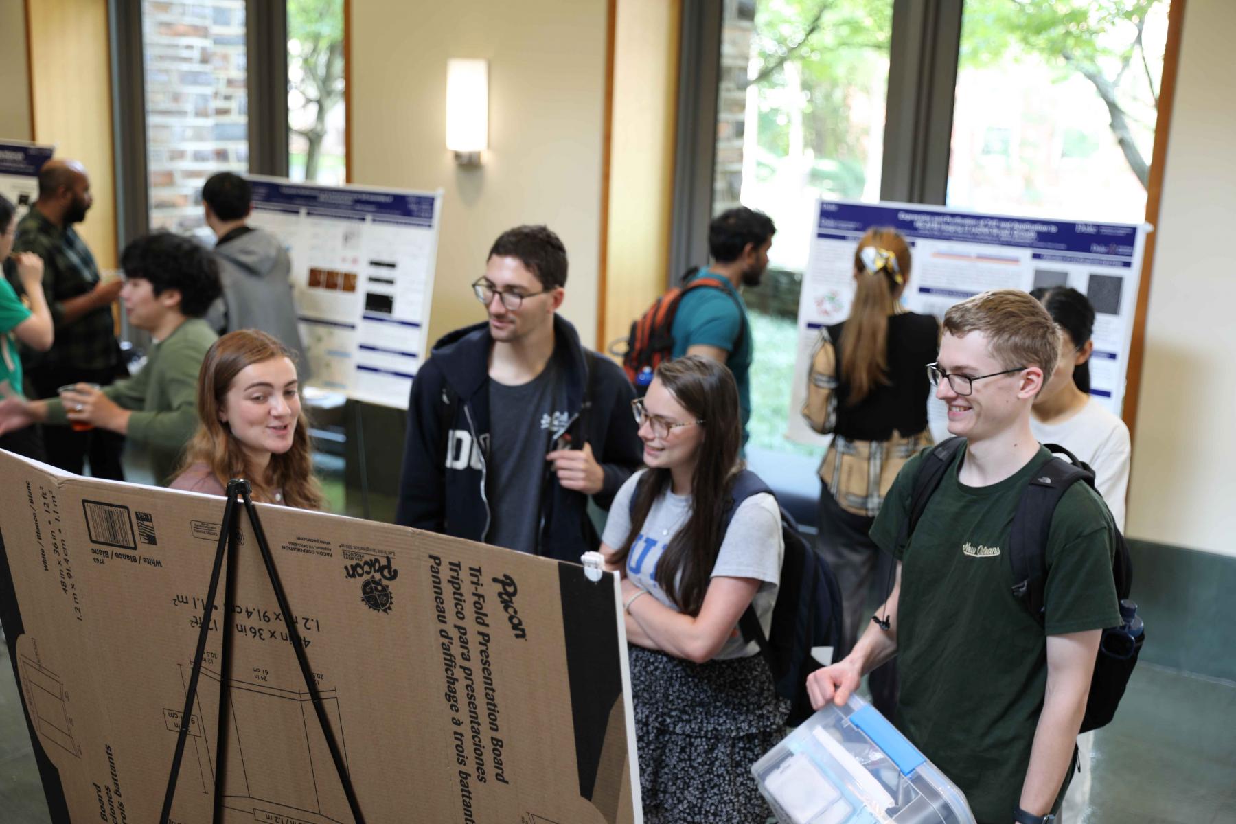 Students present their research at this year's Signature Lecture